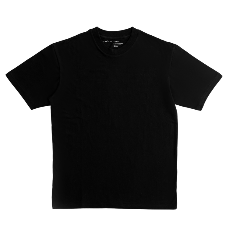 Basic Tee Black UNISEX - roho