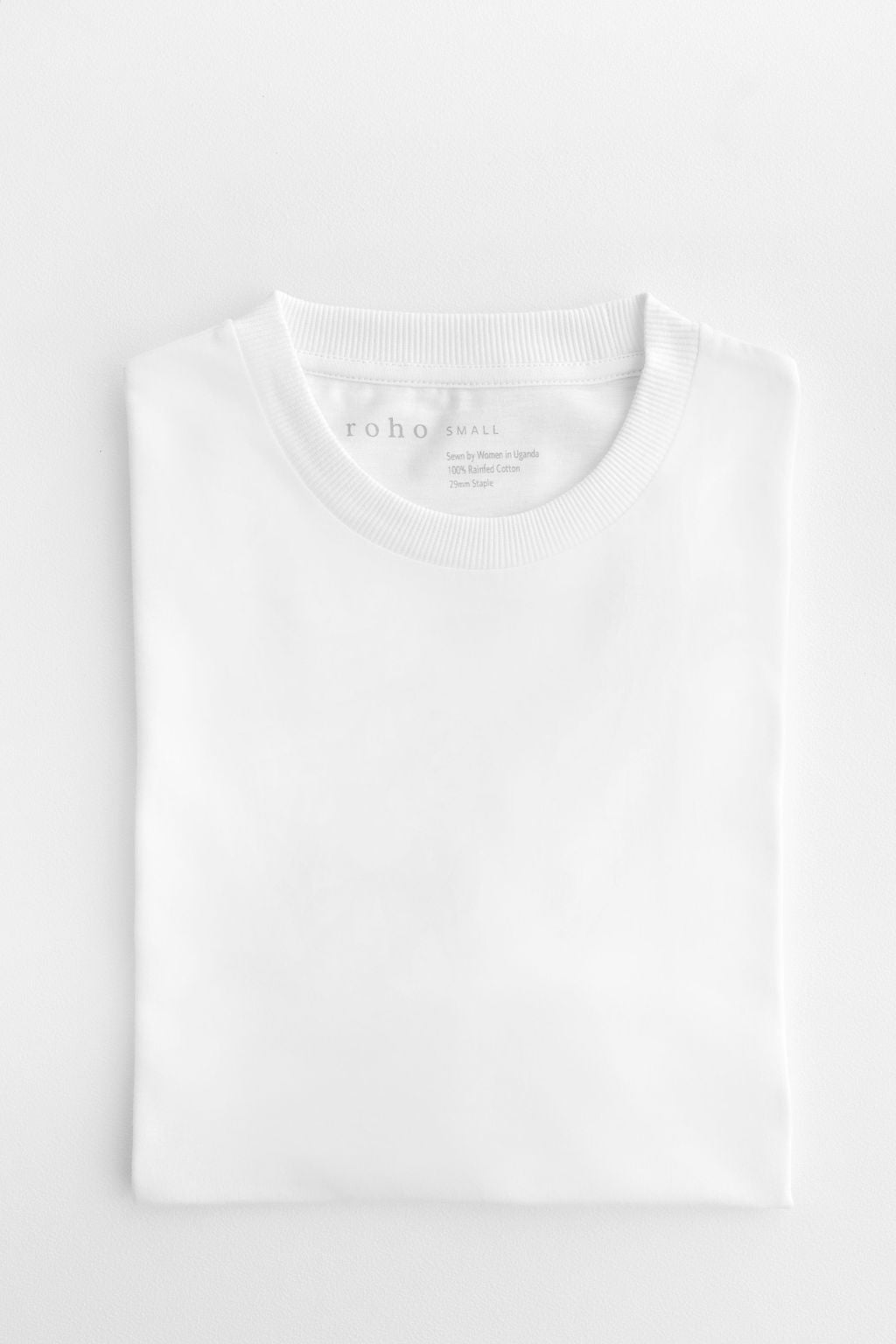 Basic Tee White UNISEX - roho