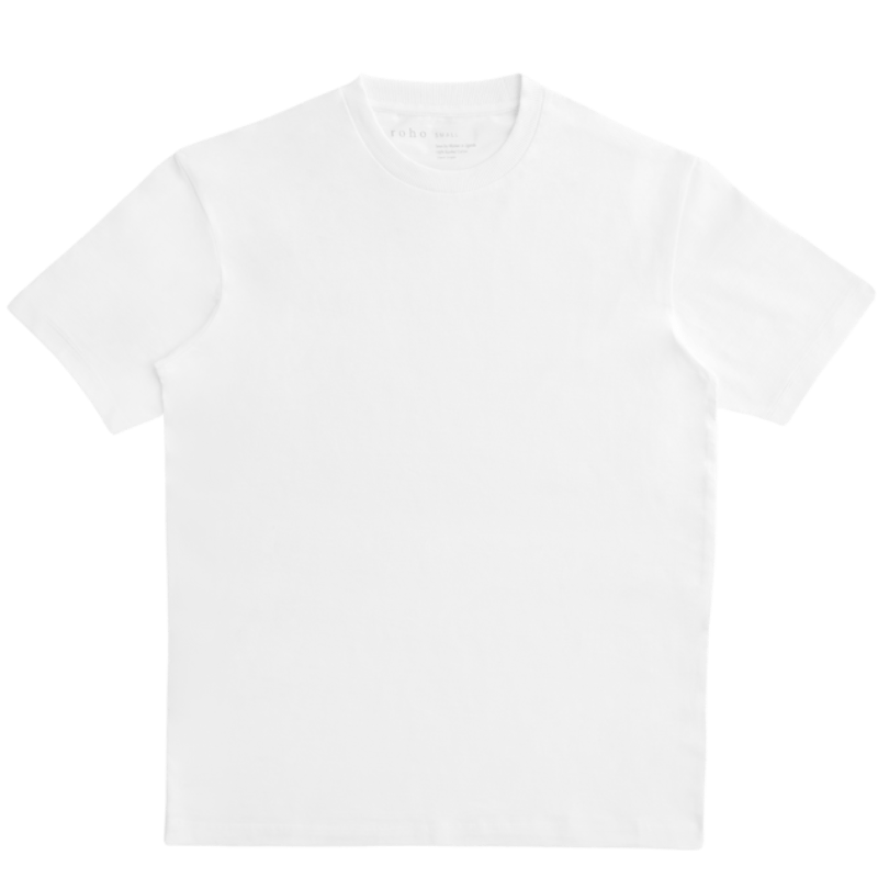 Basic Tee White UNISEX - roho