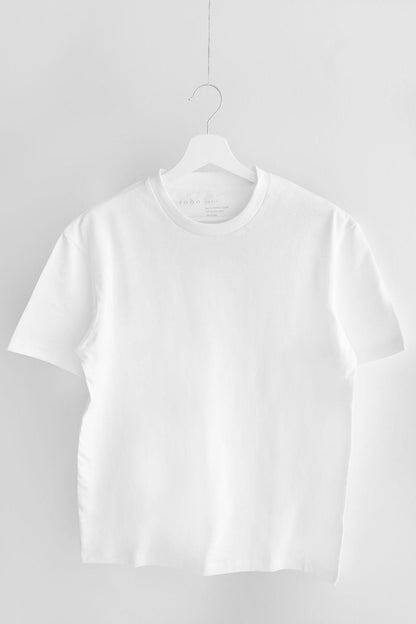 Basic Tee White UNISEX - roho